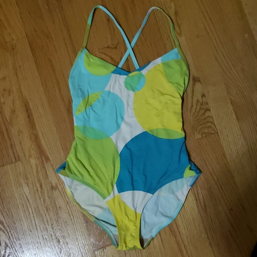 Body by Gap Crossback One Piece Swimsuit